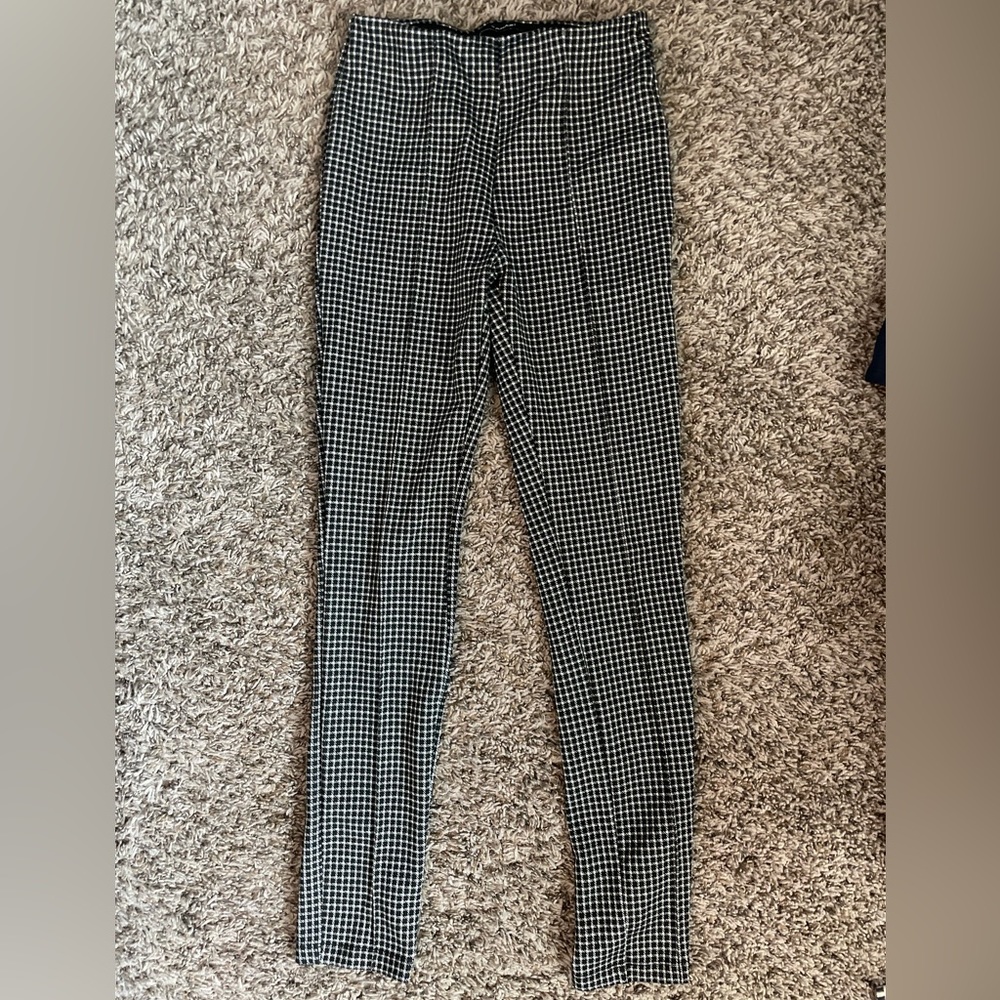 Black and white checkered pants